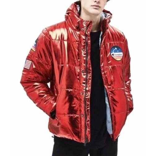 Metallic Champion Puffer Jacket - Image 13