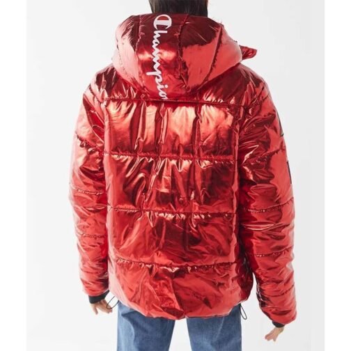 Metallic Champion Puffer Jacket - Image 8