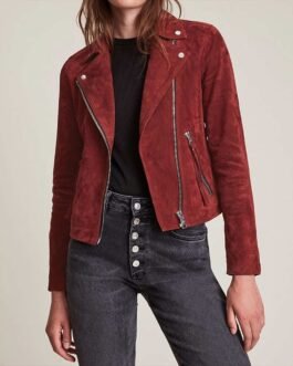 Rachel Hilson Love Victor Season 3 Suede Red Jacket