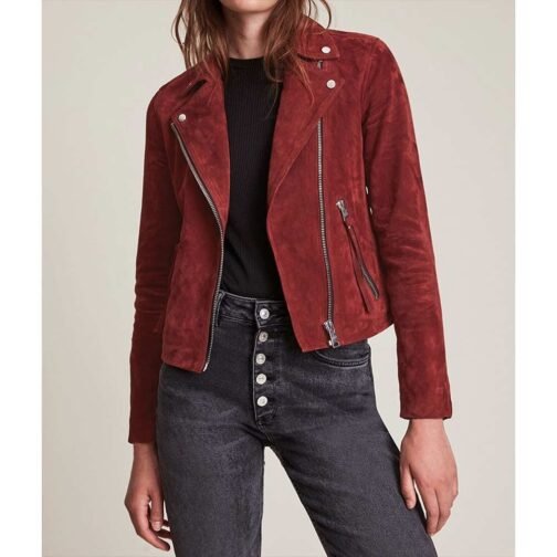 Rachel Hilson Love Victor Season 3 Suede Red Jacket