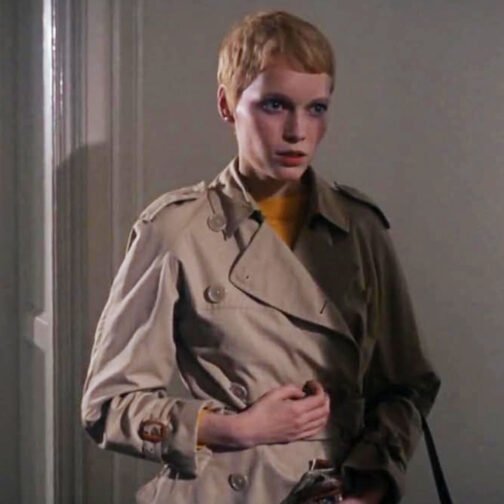 Mia Farrow Rosemary Woodhouse Trench Coat