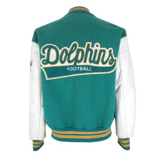Miami Dolphins 1980s Varsity Jacket - Image 2