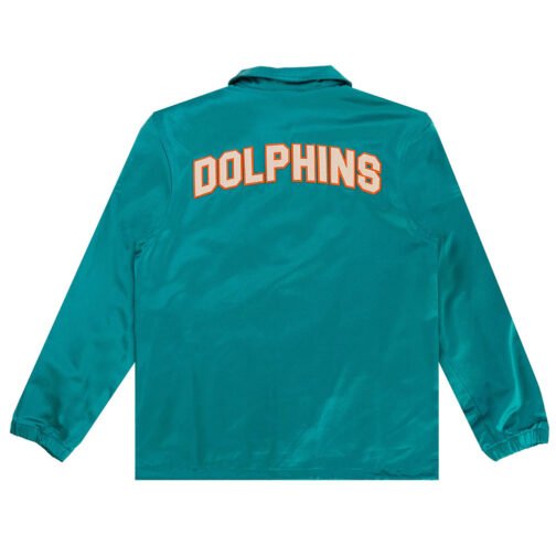 Miami Dolphins Aqua Green Satin Windbreaker - Image 2