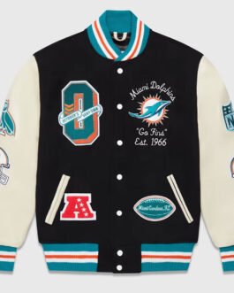 OVO Miami Dolphins Varsity Jacket