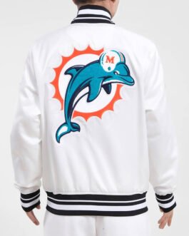 Miami Dolphins Retro Classic Rib Jacket