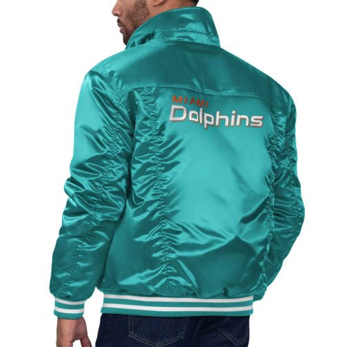 Miami Dolphins Silver Tab Trucker Jacket - Image 2