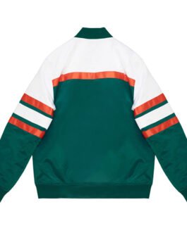 Miami Dolphins Special Script Heavyweight Satin Jacket