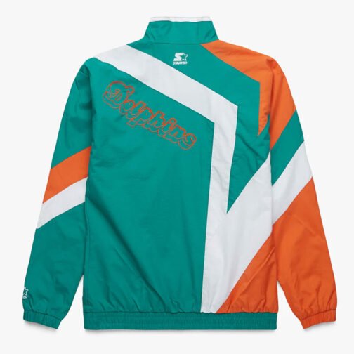 Miami Dolphins Star Windbreaker Jacket - Image 2
