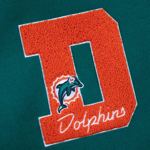 Miami Dolphins Sunshine State Aqua Letterman Jacket - Image 5
