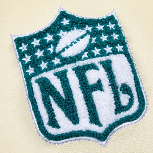 Miami Dolphins Sunshine State Aqua Letterman Jacket - Image 7