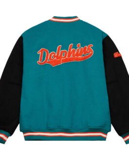 Miami Dolphins Team Legacy Varsity Jacket