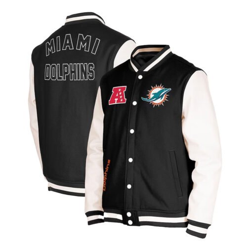 Miami Dolphins Third Down Varsity Jacket - Image 5