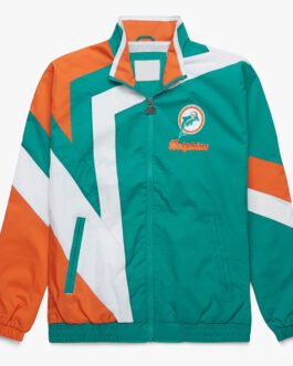 Miami Dolphins Star Windbreaker Jacket