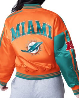 Miami Dolphins Zone Blitz Aqua/Orange Jacket