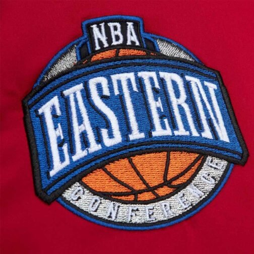 Miami Heat Heavyweight Red Satin Jacket - Image 4