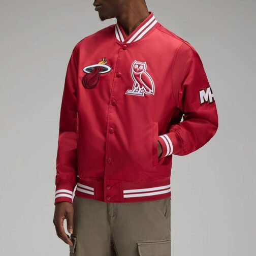 OVO Miami Heat Red Jacket - Image 5