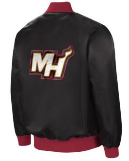 Miami Heat The Ambassador Black Satin Jacket