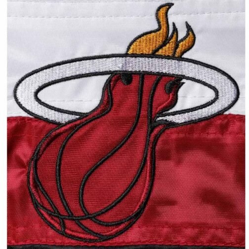 Miami Heat The Ambassador Black Satin Jacket - Image 4
