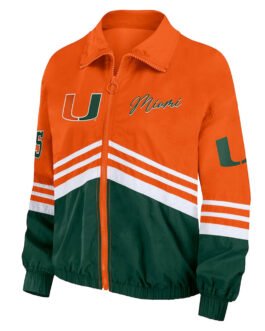 Miami Hurricanes Throwback Windbreaker Jacket