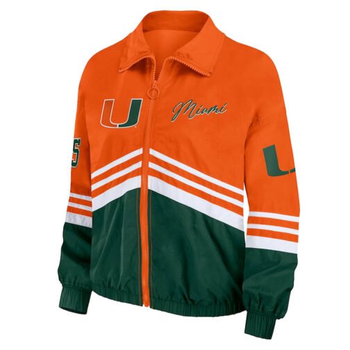 Miami Hurricanes Throwback Windbreaker Jacket