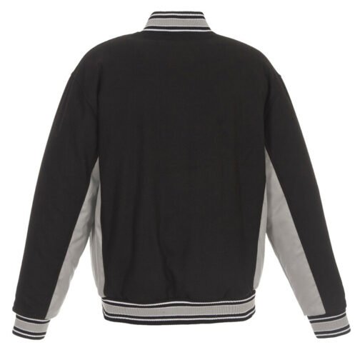 Miami Marlins Accent Varsity Black Wool Jacket - Image 2
