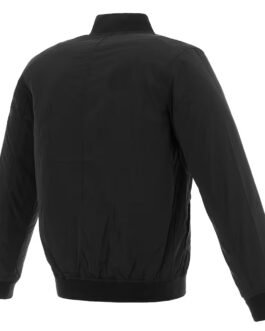 Miami Marlins Bomber Black Nylon Jacket