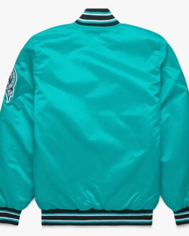 Miami Marlins Classic Teal Satin Jacket