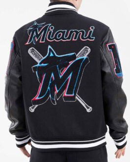 Miami Marlins Mash Up Varsity Jacket