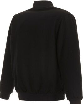 Varsity Miami Marlins Black Wool Jacket