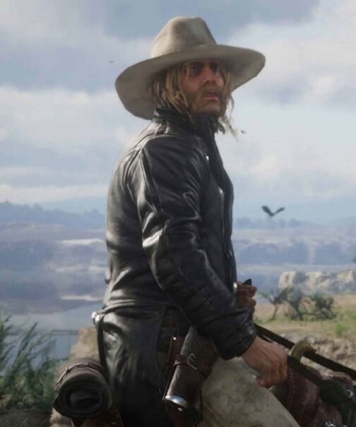 Micah Bell RDR2 Leather Coat - Image 6