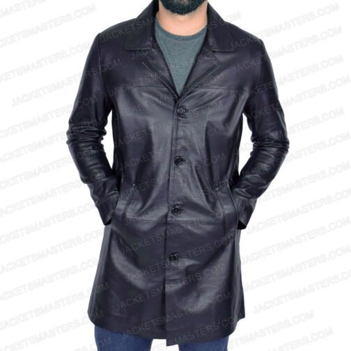 Michael Bowen Breaking Bad Black/Brown Coat - Image 11