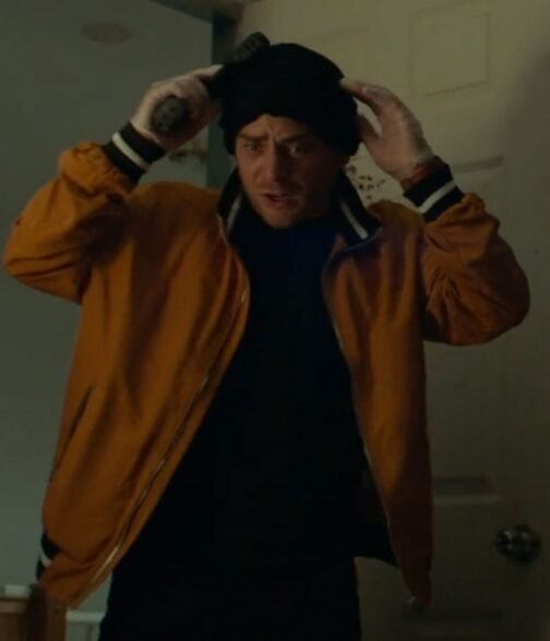 Michael Drayer Baby Money Cotton Yellow Jacket - Image 3