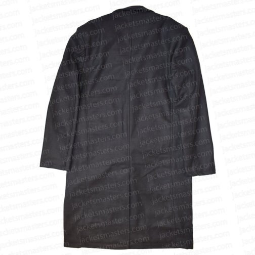 Peaky Blinders Michael Gray Black Wool Coat - Image 3