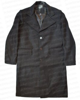 Peaky Blinders Michael Gray Black Wool Coat
