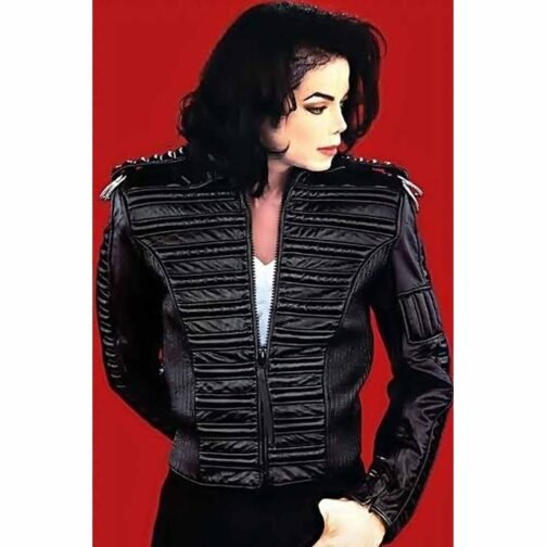 Michael Jackson Man In The Mirror Leather Jacket - Image 11