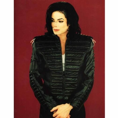 Michael Jackson Man In The Mirror Leather Jacket - Image 12