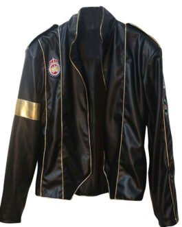 Elizabeth Taylor Michael Jackson Tribute Leather Jacket