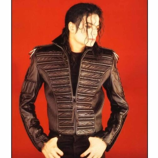 Michael Jackson Man In The Mirror Leather Jacket - Image 15