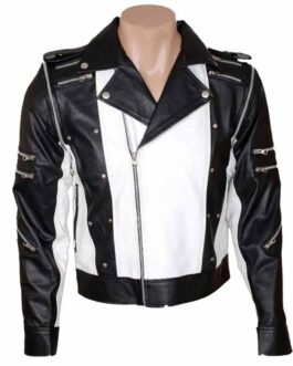 Michael Jackson Pepsi Zipper Leather Jacket