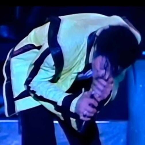 Thriller Michael Jackson White Leather Jacket - Image 16