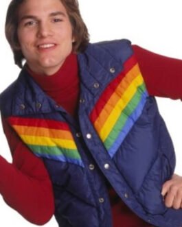 Ashton Kutcher That 70s Show Puffer Vest