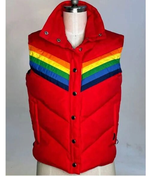 Ashton Kutcher That 70s Show Puffer Vest - Image 5