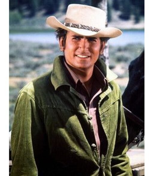 Michael Landon Bonanza Green Cartwright Jacket - Image 11