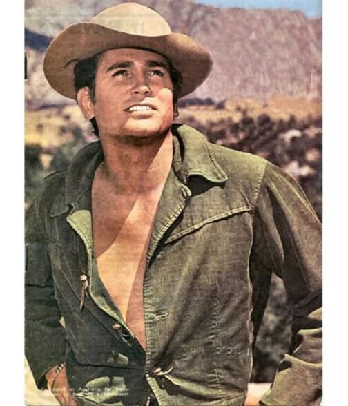 Michael Landon Bonanza Green Cartwright Jacket - Image 12