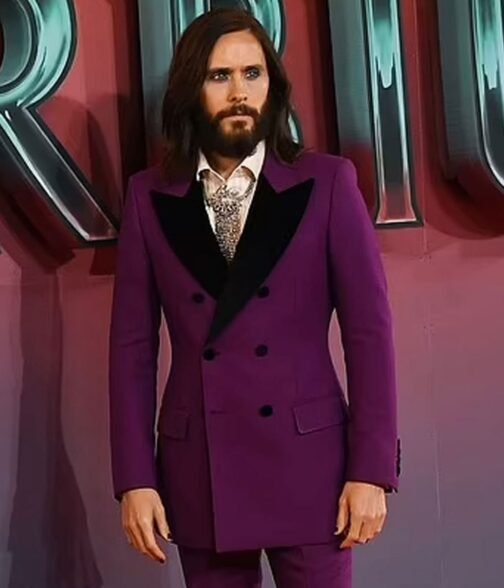 Morbius Film Jared Leto Purple Tuxedo - Image 3