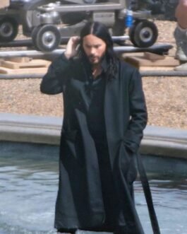 Morbius Jared Leto Black Wool Trench Coat