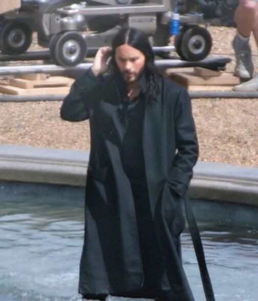 Morbius Jared Leto Black Wool Trench Coat
