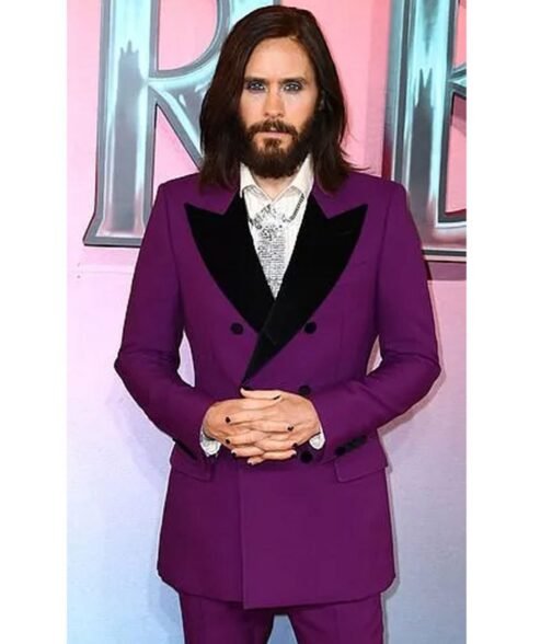 Morbius Film Jared Leto Purple Tuxedo - Image 2