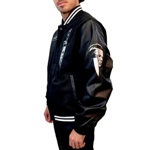Halloween Michael Myers Varsity Jacket - Image 3