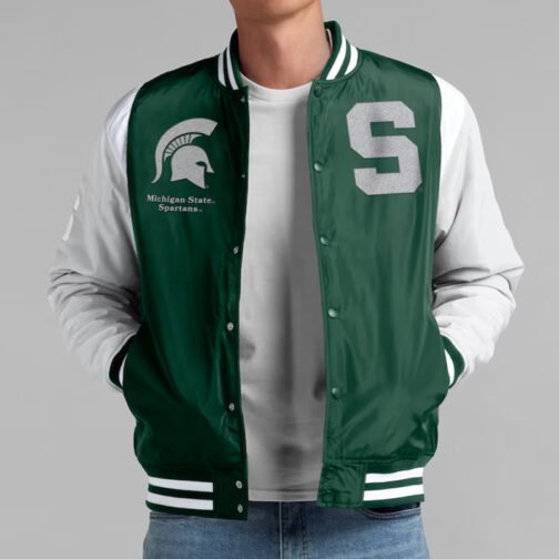 Elements Elite Michigan State Spartans Green Jacket - Image 4